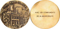 Frankreich Medaille Ville de Cinq Mars la Pile, Bronze, VZ -