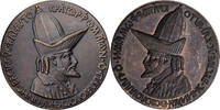 Italien Medaille Jean VIII, Electrotype, Kupfer, Pisanello, Restrike, VZ -