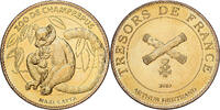 Frankreich betaalpenning Champrepus - Le zoo - maki catta, Copper-nickel -