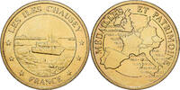 Frankreich betaalpenning Les Iles Chausey, Copper-nickel Aluminium, Médailles -