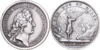 Frankreich Medaille Louis XIV, Prise de Douai, MDP, Silvered bronze -