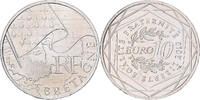Frankreich 10 Euro Bretagne, Silber, VZ, KM:1648 -