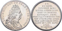 Frankreich Medaille Les rois de France, Louis XIV, Nickel, UNZ -