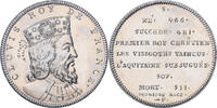 Frankreich Medaille Les Rois de France, Clovis, Nickel, UNZ -
