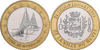 Frankreich Medaille 10 Euro, Ville du Havre, Pont de Normandie -