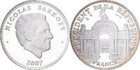 Frankreich Medaille Nicolas Sarkozy, Président de la République, Silber -