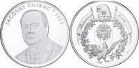 Frankreich Medaille Les Présidents de la République, Jacques Chirac, Silber -