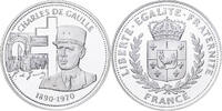 Frankreich Medaille Charles De Gaulle, Silber, STGL -