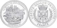 Frankreich Medaille La Bataille des Ardennes, Silber, STGL -