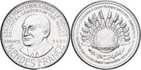 Frankreich Medaille Pierre Mendès France, Silber, UNZ -