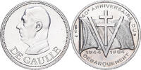 Frankreich Medaille Général De Gaulle, Silber, UNZ -
