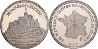 Frankreich Medaille Les plus beaux trésors du patrimoine de France, Mont -