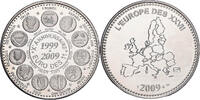 Frankreich Medaille 10ème Anniversaire de l'Euro des 11, Kupfer-Nickel -