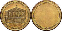 Frankreich Medaille Assemblée Nationale, Collection Européenne, Messing, UNZ -
