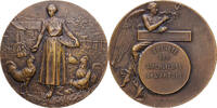 Frankreich Medaille Société des Agriculteurs de l'Artois, Bronze, Rivet, SS+ -