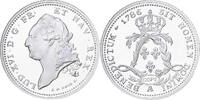 Frankreich Medaille Reproduction de l'Ecu de Calonne 1786, Silber, STGL -