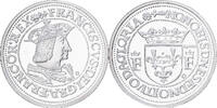 Frankreich Medaille Reproduction Teston François Ier, Silber, STGL -