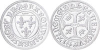 Frankreich Medaille Reproduction du Blanc Guénard, Charles VI, Silber, STGL -
