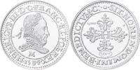 Frankreich Medaille Reproduction du Franc au Col Fraisé, Henri III, Silber -