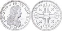 Frankreich Medaille Reproduction du Petit Louis d'Argent 1720, Silber, STGL -