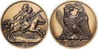 Frankreich Medaille Napoléon Ier, Bataille de Lutzen, Bronze, Denon, UNZ -