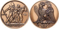 Frankreich Medaille Napoléon Ier, Malheurs de la Guerre, Bronze, Denon, UNZ -