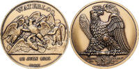 Frankreich Medaille Napoléon Ier, Bataille de Waterloo (1815), Bronze, Denon -