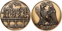 Frankreich Medaille Napoléon Ier, Bataille d'Essling (1809), Bronze, Denon -