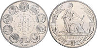 Frankreich Medaille Ecu Europa, Kupfer-Nickel, UNZ+ -