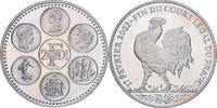 Frankreich Medaille Coq, Fin du Cours Légal du Franc, Kupfer-Nickel -