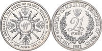 United Kingdom Medaille Prince of Wales 21st Birthday medallion, Nickel -