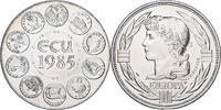 Frankreich Medaille Ecu Europa, Politics, UNZ, Kupfer-Nickel -