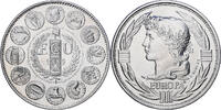 Frankreich Medaille Ecu Europa, Kupfer-Nickel, UNZ -