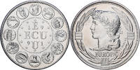Frankreich Medaille Ecu Europa, Kupfer-Nickel, UNZ -