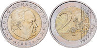 Monaco 2 Euro Rainier III, Paris, Bi-Metallic, VZ, Gadoury:MC179, KM:174 -