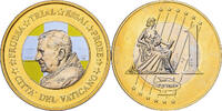Vatikanstadt Medaille 1 E, Essai-Trial Benoit XVI, Bi-Metallic, UNZ -