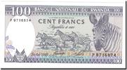 Ruanda 100 Francs Geldschein, 1989-04-24, KM:19, UNZ -