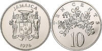 Jamaica 10 Cents Elizabeth II, Franklin Mint, Kupfer-Nickel, STGL, KM:54 -