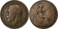 Großbritannien Penny George V, Bronze, SGE+, KM:810 -