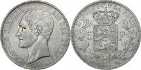 Belgien 5 Francs, 5 Frank Leopold I, Brussels, Silber, SS+, KM:17 -