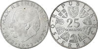 Österreich 25 Schilling Silber, VZ, KM:2915 -