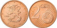 Finnland 2 Euro Cent UNZ, Copper Plated Steel, KM:99 -