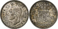 Großbritannien 6 Pence George VI, Silber, SS, KM:852 -