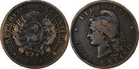 Argentinien 2 Centavos Bronze, S, KM:33 -