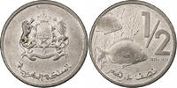 Marokko 1/2 Dirham Mohammed VI, Nickel plated steel, SS+, KM:138 -