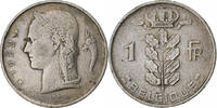 Belgien Franc Kupfer-Nickel, S+, KM:142.1 -