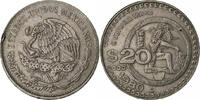 Mexiko 20 Pesos Mexico City, Kupfer-Nickel, SS, KM:486 -