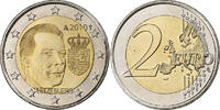 Luxemburg 2 Euro Henri I Duke Henri, Bi-Metallic, UNZ -