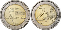 Slowenien 2 Euro Independence, Vantaa, Bi-Metallic, UNZ -
