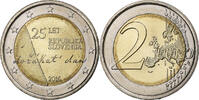 Slowenien 2 Euro Independence, Vantaa, Bi-Metallic, UNZ -